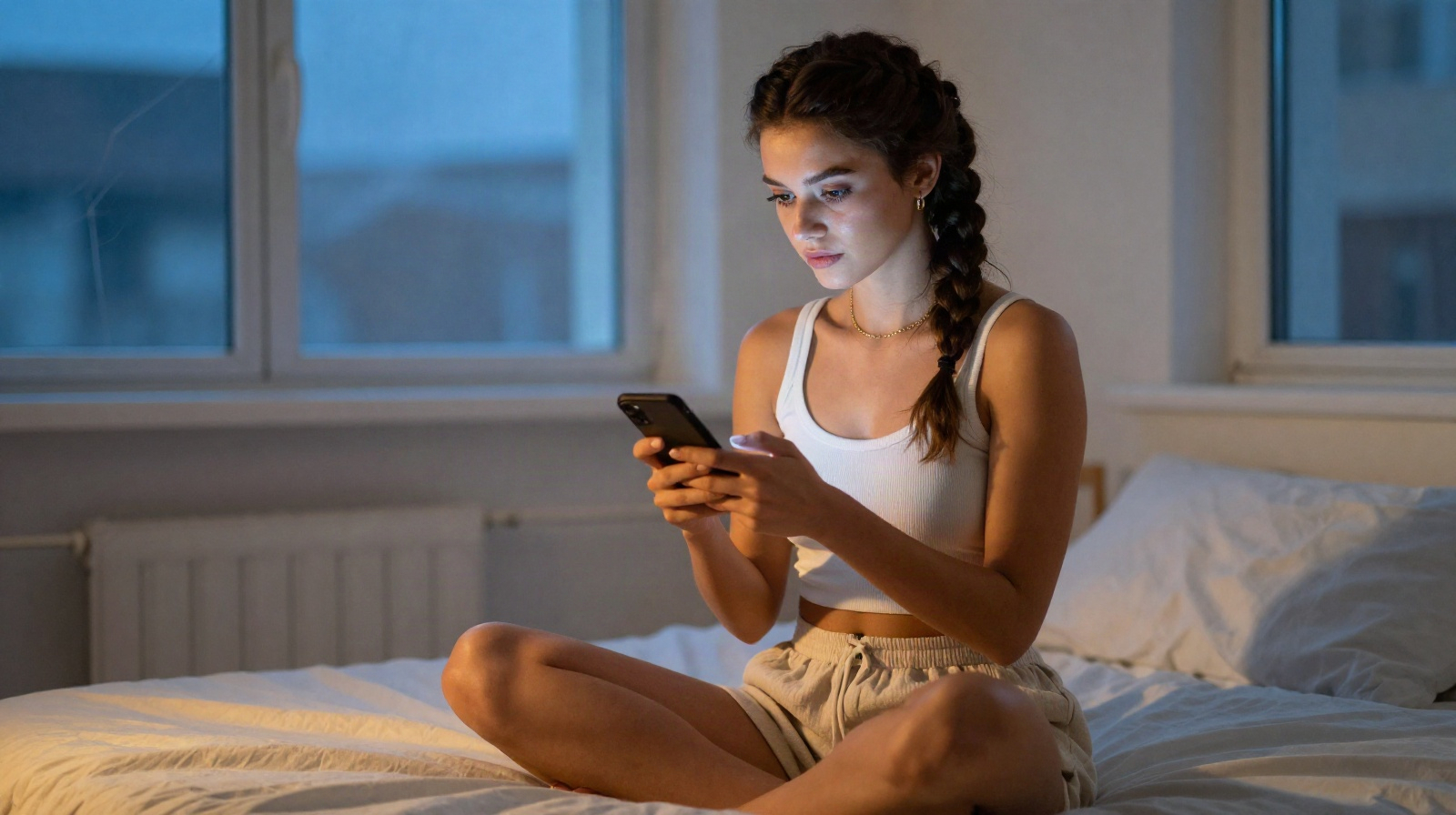 Supporting illustration for statute regarding threats to distribute intimate photos